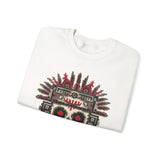Pixel Art Aztec Skull Totem Unisex Sweatshirt