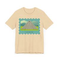 Stamp Chichén Itzá Mexico Unisex T-Shirt