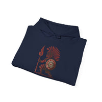 Young Warrior Glyph Pre-Hispanic Style Unisex Hoodie