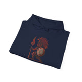 Young Warrior Glyph Pre-Hispanic Style Unisex Hoodie