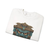 Tlaloc Rain God Stone Face Glyph Unisex Sweatshirt