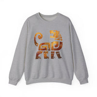 Aztec Jaguar Warrior Glyph Symbol Unisex Sweatshirt