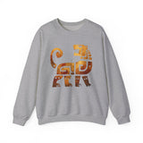 Aztec Jaguar Warrior Glyph Symbol Unisex Sweatshirt