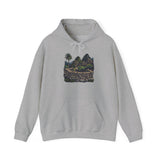Andean Cliffside Inca Citadel Graphic Unisex Hoodie