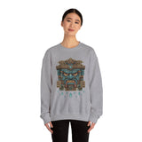 Tlaloc Rain God Stone Face Glyph Unisex Sweatshirt