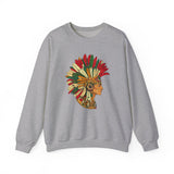 Aztec Warrior Head Illustration Unisex Sweatshirt