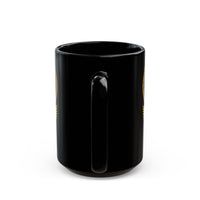 Shadow Phoenix Tribal Emblem Illustration Black Mug
