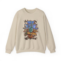 Aztec Turquoise Cactus Desert Landscape Unisex Sweatshirt