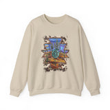 Aztec Turquoise Cactus Desert Landscape Unisex Sweatshirt