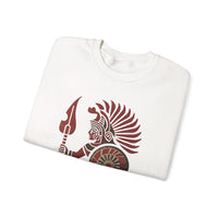 Young Warrior Glyph Pre-Hispanic Style Unisex Sweatshirt