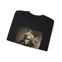 Vintage Inca Warrior Sepia Portrait Unisex Sweatshirt
