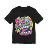 Graffiti Mayan Skull Cartoon Style Unisex T-Shirt