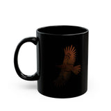 Inca Condor Tribal Markings Black Mug