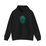 Quetzalcoatl Feathered Serpent God Dark Portrait Unisex Hoodie
