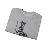 Cultural Aztec Warrior Graphic Illustration Unisex Sweatshirt