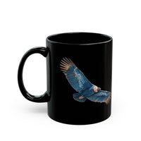 Inca Andean Condor in Flight Black Mug