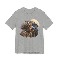 Ancient Inca Shaman with Condor Companion Unisex T-Shirt