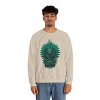 Quetzalcoatl Feathered Serpent God Dark Portrait Unisex Sweatshirt