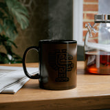 Aztec Glyph Black Mug