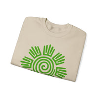 Aztec Plant Spiral Symbol Unisex Sweatshirt