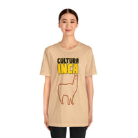 Sacred Inca Llama Emblem Unisex T-Shirt