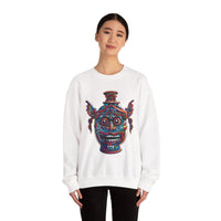 Indigenous Ceramic Vase Art Unisex Sweatshirt