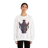 Indigenous Ceramic Vase Art Unisex Sweatshirt