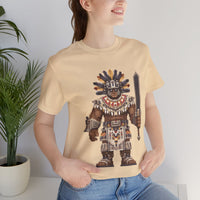 8-Bit Aztec Warrior Pixel Art Style Unisex T-Shirt