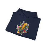 Maya Corn Mural Street Art Unisex Hoodie