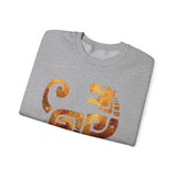 Aztec Jaguar Warrior Glyph Symbol Unisex Sweatshirt