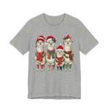 Inca Christmas Llama Family from the Andes Unisex T-Shirt