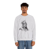 Inca Warrior Line Art Tribal Design Unisex Sweatshirt