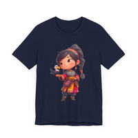 Chibi Inca Girl with Baby Condor Unisex T-Shirt