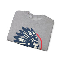 Tribal Visionary Chief Emblem Illustration Unisex Sweatshirt