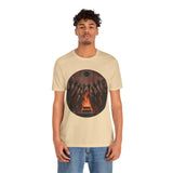 Sacred Fire Tribal Ceremony Glyph Style Unisex T-Shirt