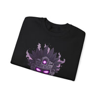 Aztec Shadow Warrior God with Glowing Eyes Unisex Sweatshirt
