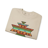 Sacred Geometric Textile Pattern Illustration Unisex Sweatshirt