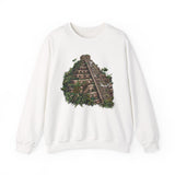 Mayan Jungle Pyramid Ruins Graphic Unisex Sweatshirt