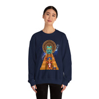 Celestial Aztec Ritual Illustration Unisex Sweatshirt