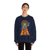 Celestial Aztec Ritual Illustration Unisex Sweatshirt