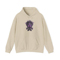 Aztec Shadow Warrior God with Glowing Eyes Unisex Hoodie