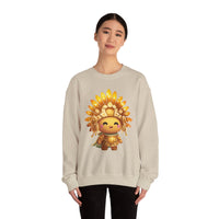 Chibi Inti Inca Sun God Cartoon Style Unisex Sweatshirt
