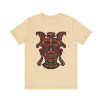 Aztec Fire Warrior Mask Unisex T-Shirt