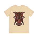 Aztec Fire Warrior Mask Unisex T-Shirt
