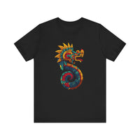 Aztec Serpent God Quetzalcoatl Modern Tribal Style Unisex T-Shirt