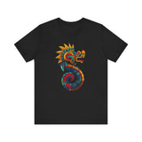 Aztec Serpent God Quetzalcoatl Modern Tribal Style Unisex T-Shirt