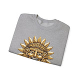Pixel Art Inca Sun God 8-Bit Retro Style Unisex Sweatshirt