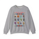 Pixel Art Aztec Gods Mythology Unisex Sweatshirt