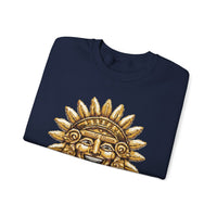 Pixel Art Inca Sun God 8-Bit Retro Style Unisex Sweatshirt