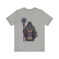 Cyber Temple Techno Priest Pixel Art Unisex T-Shirt